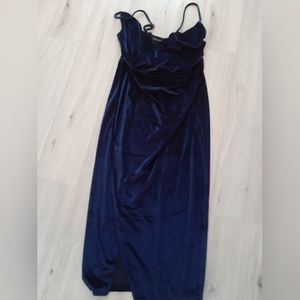 Midnight blue cocktail dress